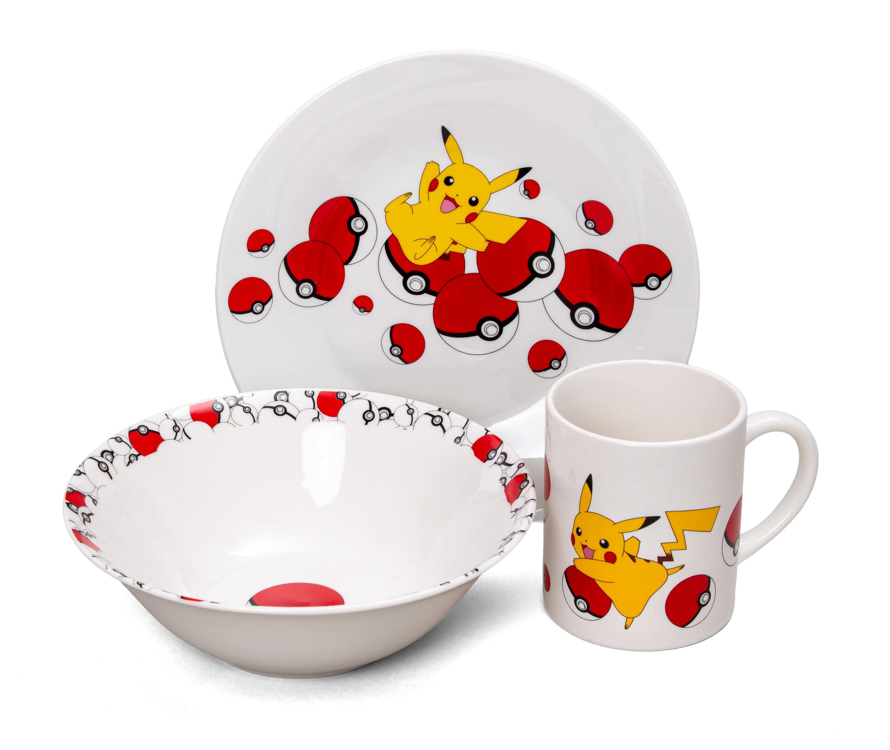 Frühstücksset (Schale, Teller, Tasse) - Pokémon - Pikachu 1