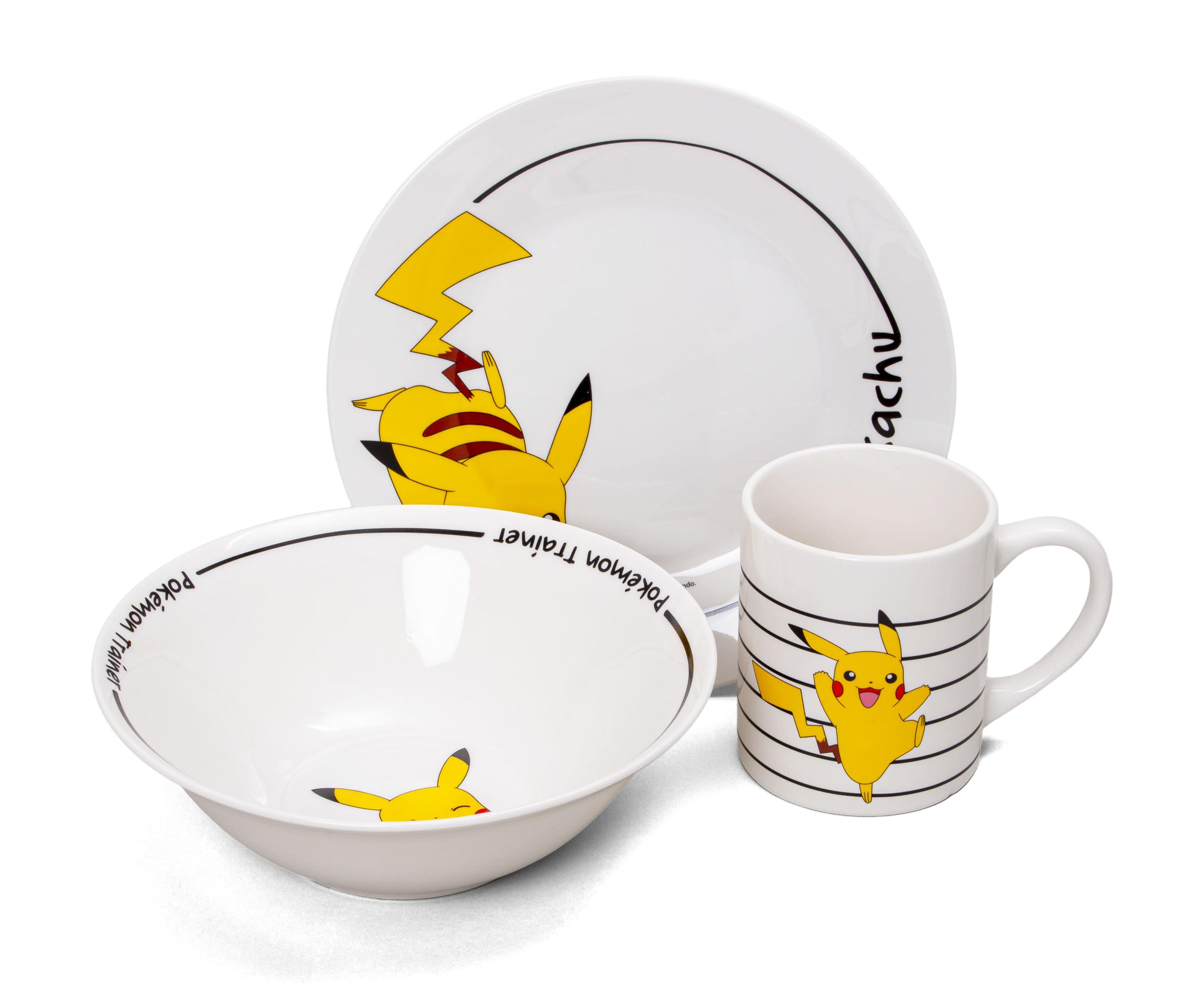 Frühstücksset (Schale, Teller, Tasse) - Pokémon - Pikachu 2