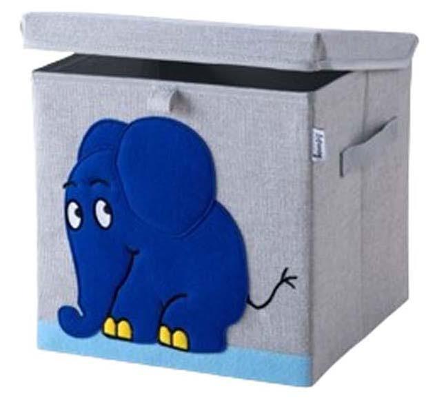 Produktbild Lifeney Aufbewahrungsbox mit Deckel Elefant 30x30x30cm 3 von 3