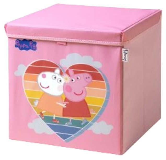 Produktbild Lifeney Aufbewahrungsbox mit Deckel Peppa Pig 33x33x33cm 2 von 2