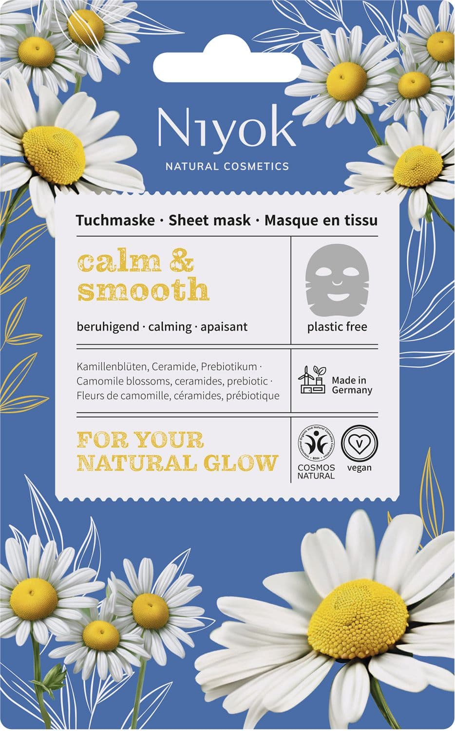 Niyok Beruhigende Tuchmaske Calm & Smooth