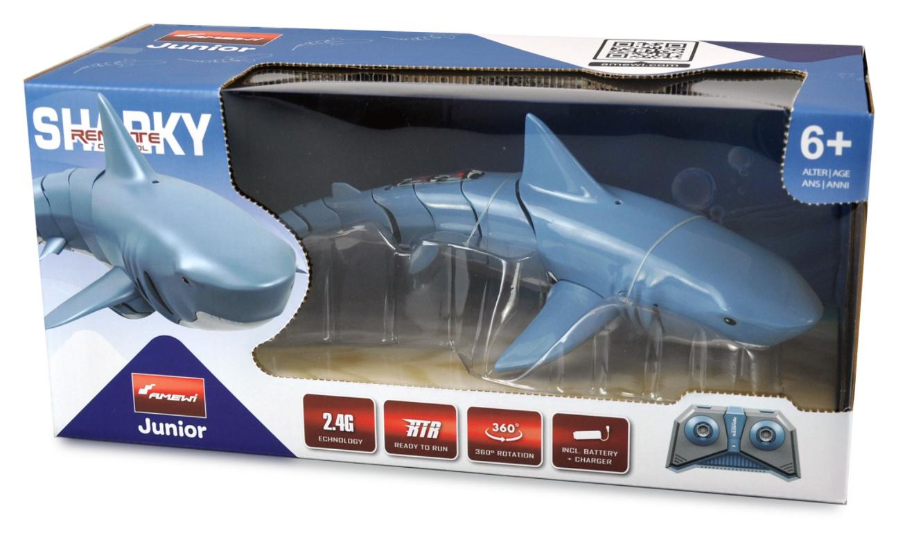 Produktbild Amewi Sharky - Der blaue Hai, 4 Kanal, 2,4 GHz, RTR 6 von 6