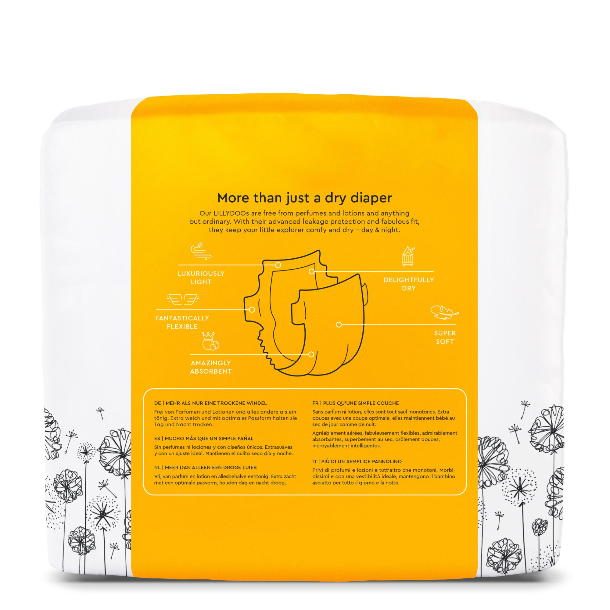 Produktbild LILLYDOO Hautfreundliche Windeln Größe 5 (11-16 kg) 2 von 8