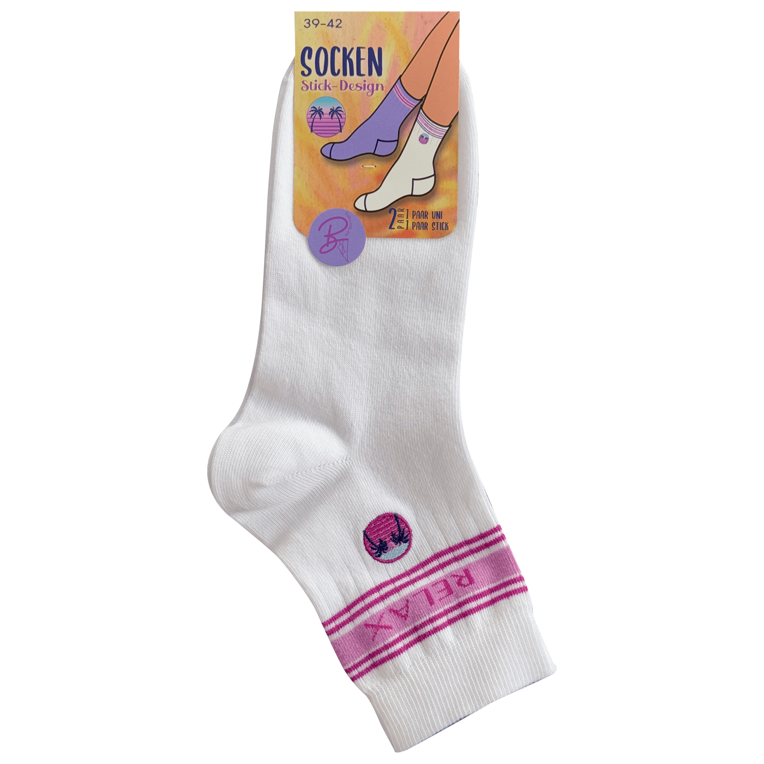 Damen Kurzsocken Relax 2er Pack