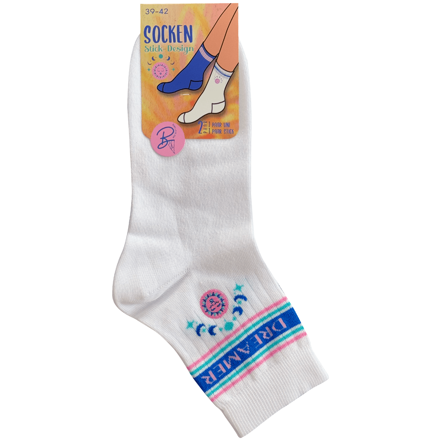 Damen Kurzsocken Dreamer 2er Pack