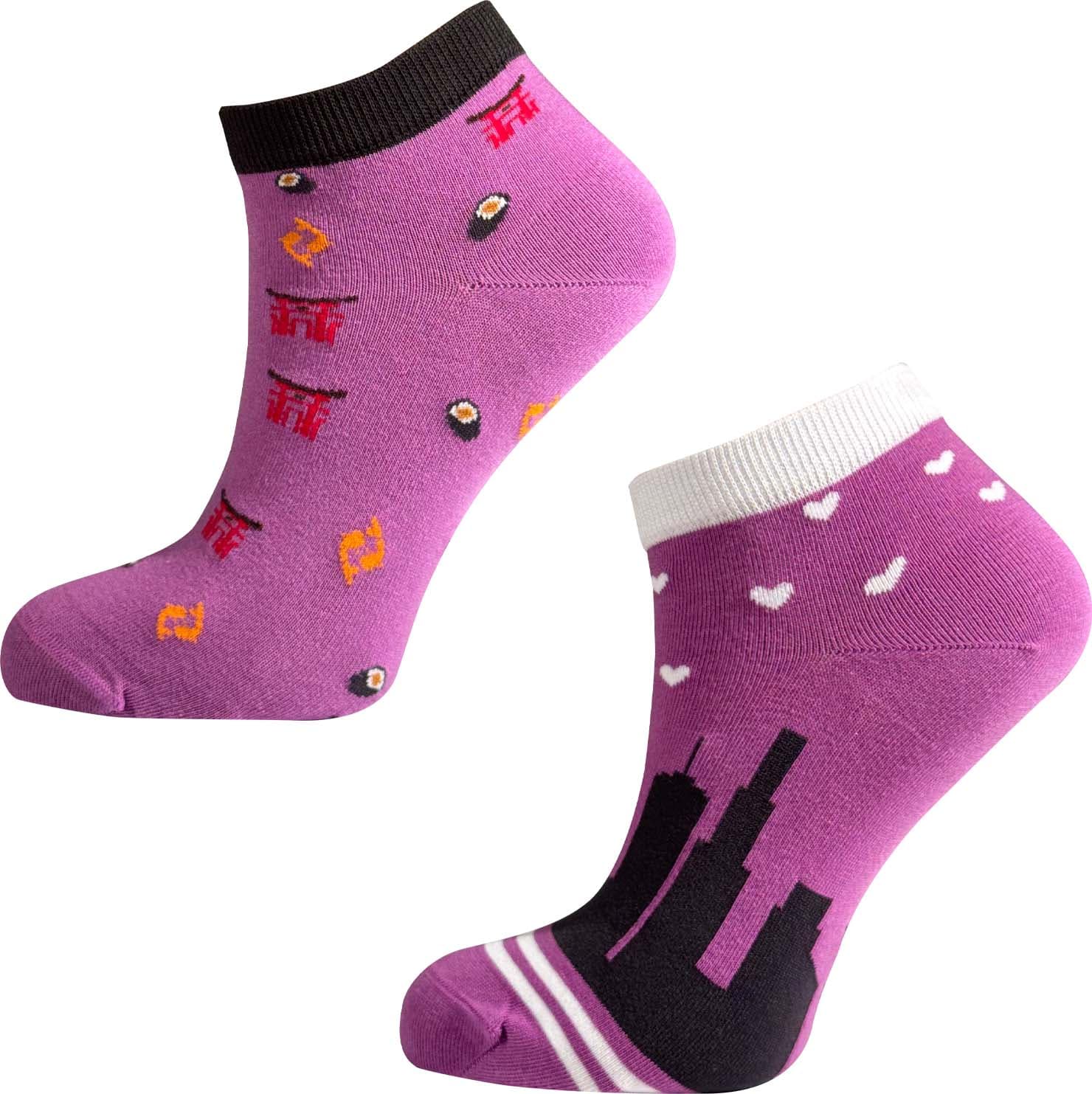Damen Sneaker Socken Travel Socks 2er Pack