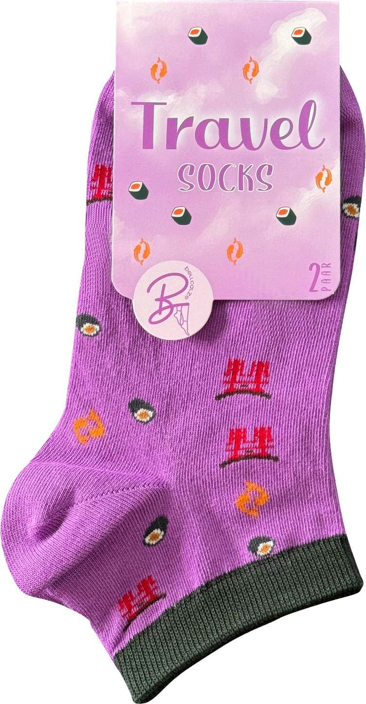 Produktbild Damen Sneaker Socken Travel Socks 2er Pack 2 von 3