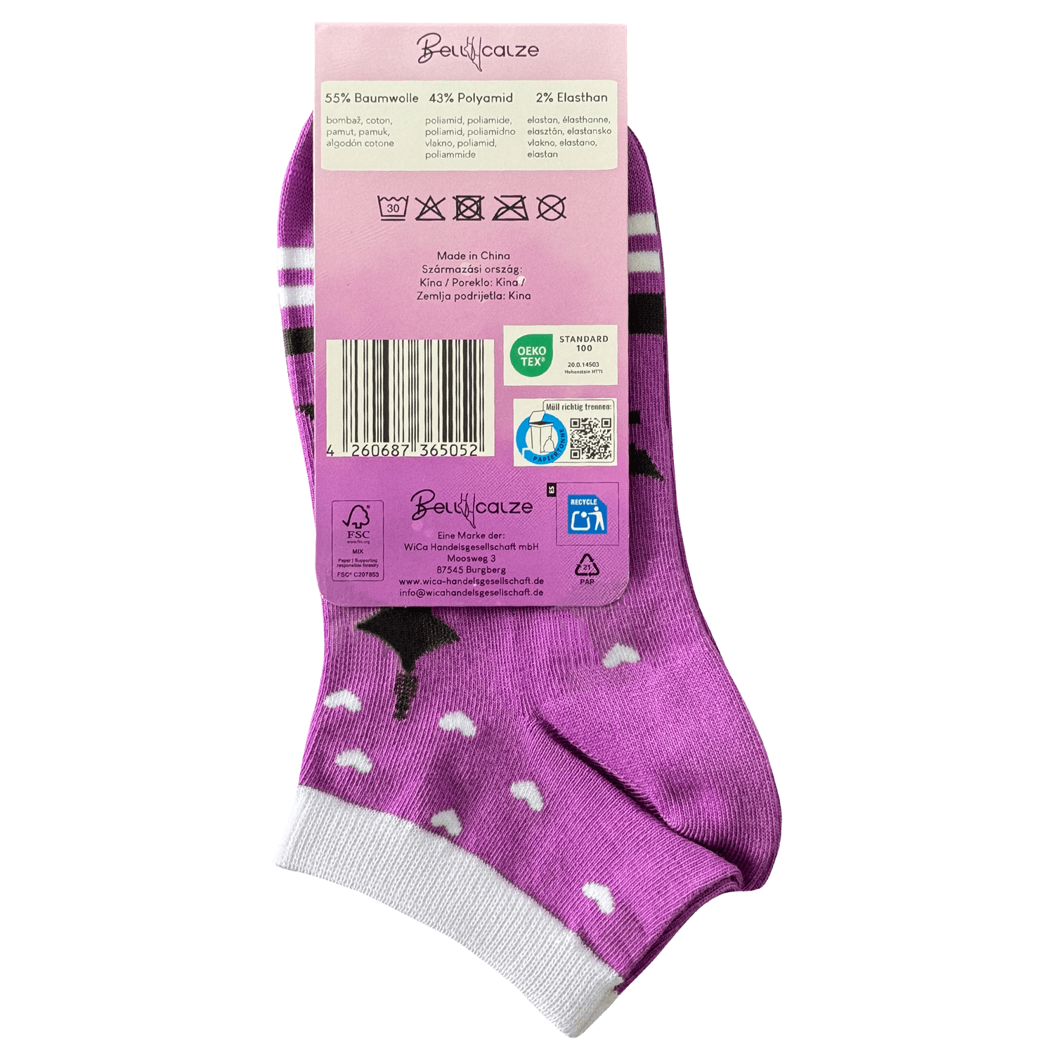Produktbild Damen Sneaker Socken Travel Socks 2er Pack 3 von 3
