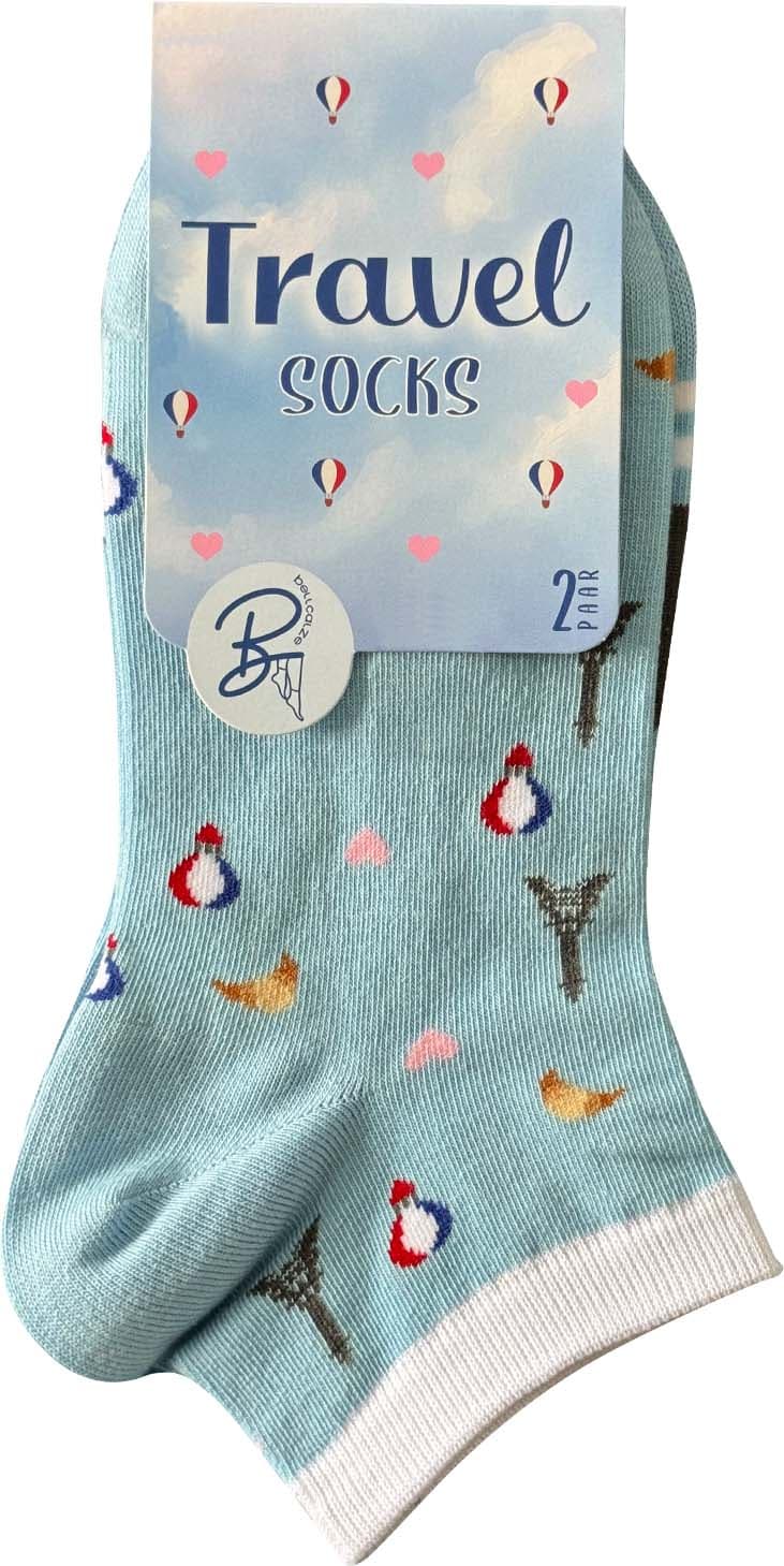 Produktbild Damen Sneaker Socken Travel Socks 2er Pack 2 von 3