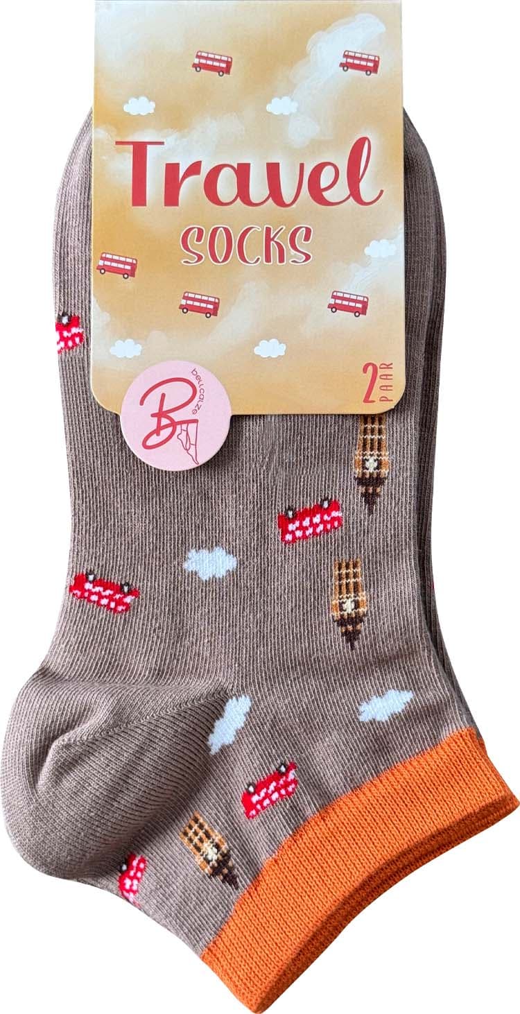 Produktbild Damen Sneaker Socken Travel Socks 2er Pack 2 von 3