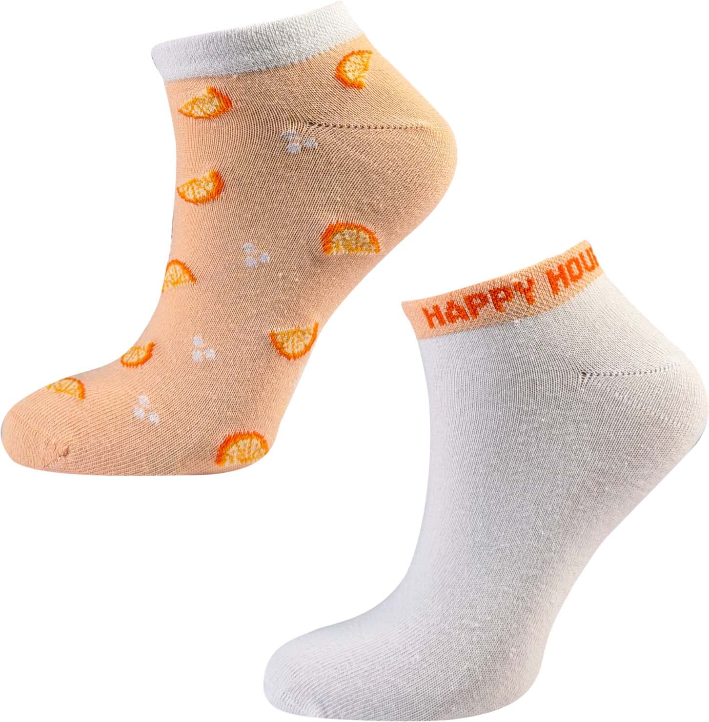 Damen Sneaker Socken Fruits 2er Pack