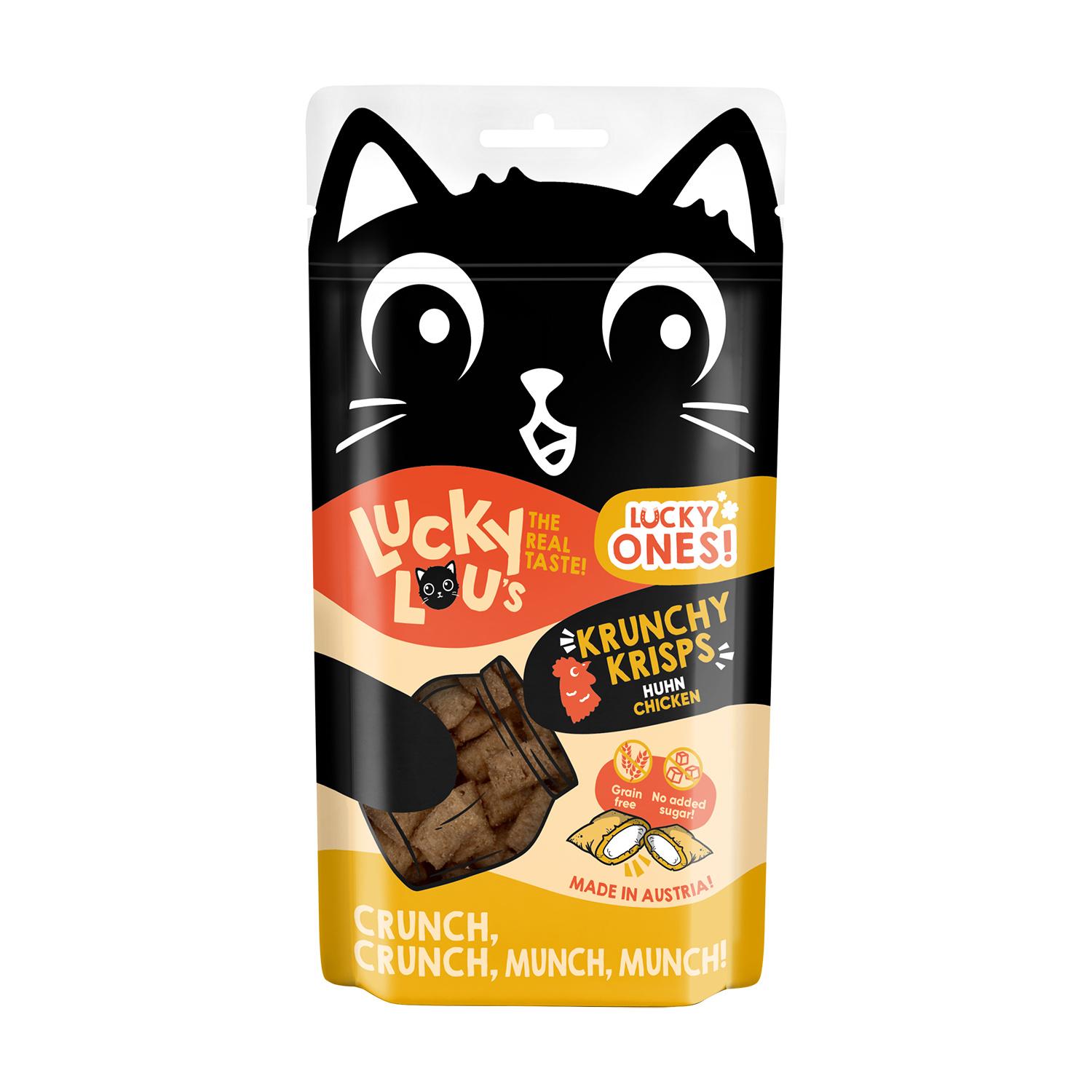 Lucky Lou Katzensnack Lucky Ones Krunchy Krisps Huhn