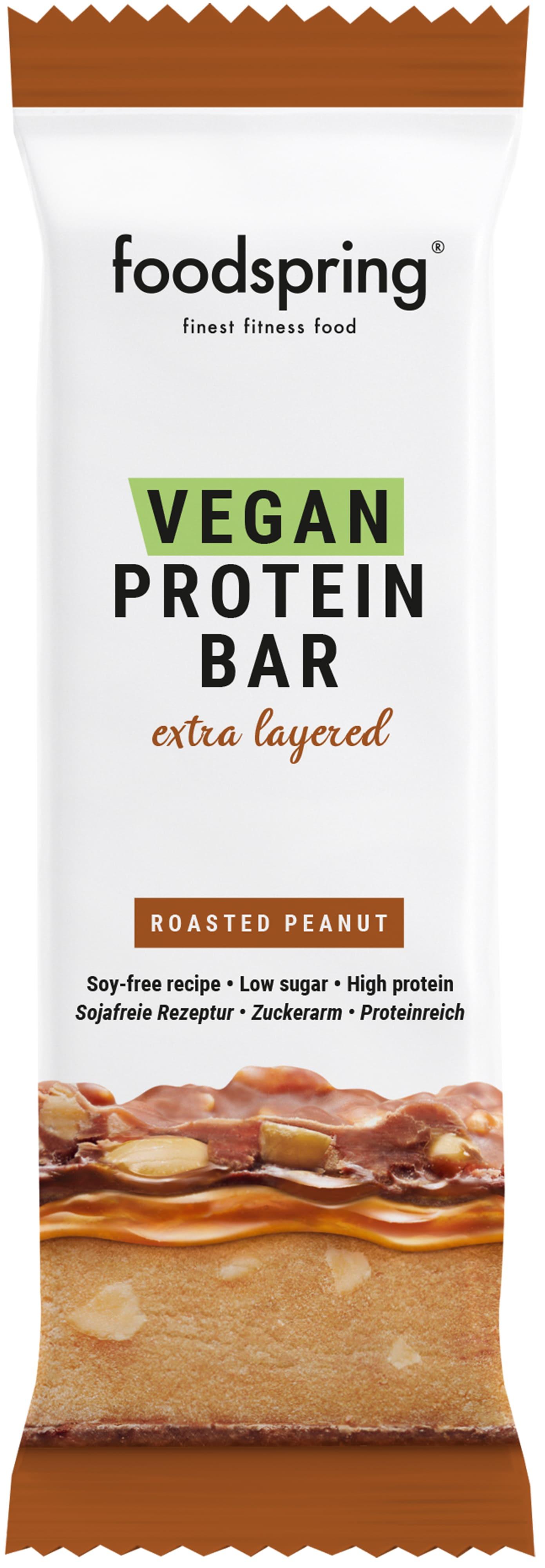 Foodspring Vegan Protein Bar Roasted Peanut