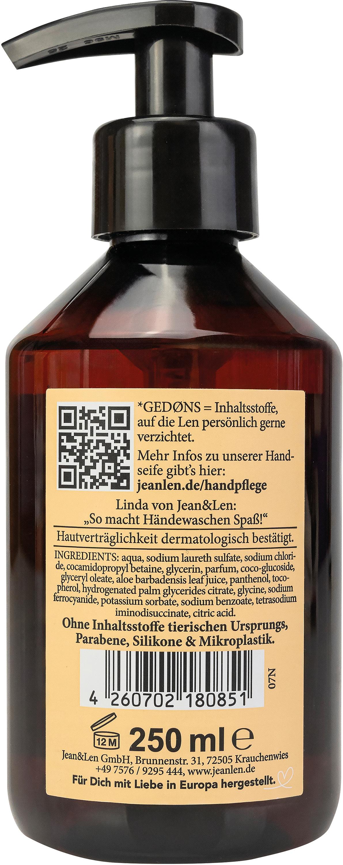 Produktbild Jean&Len Flüssigseife Blutorange&Vetiver 2 von 2