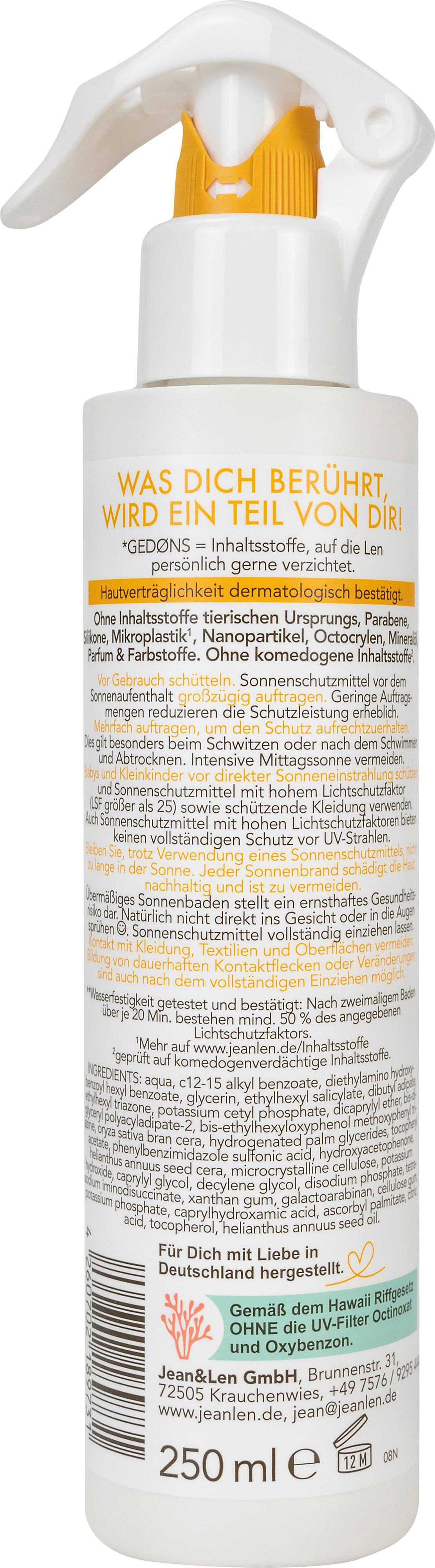Produktbild Jean&Len Sonnenspray LSF 50 2 von 2