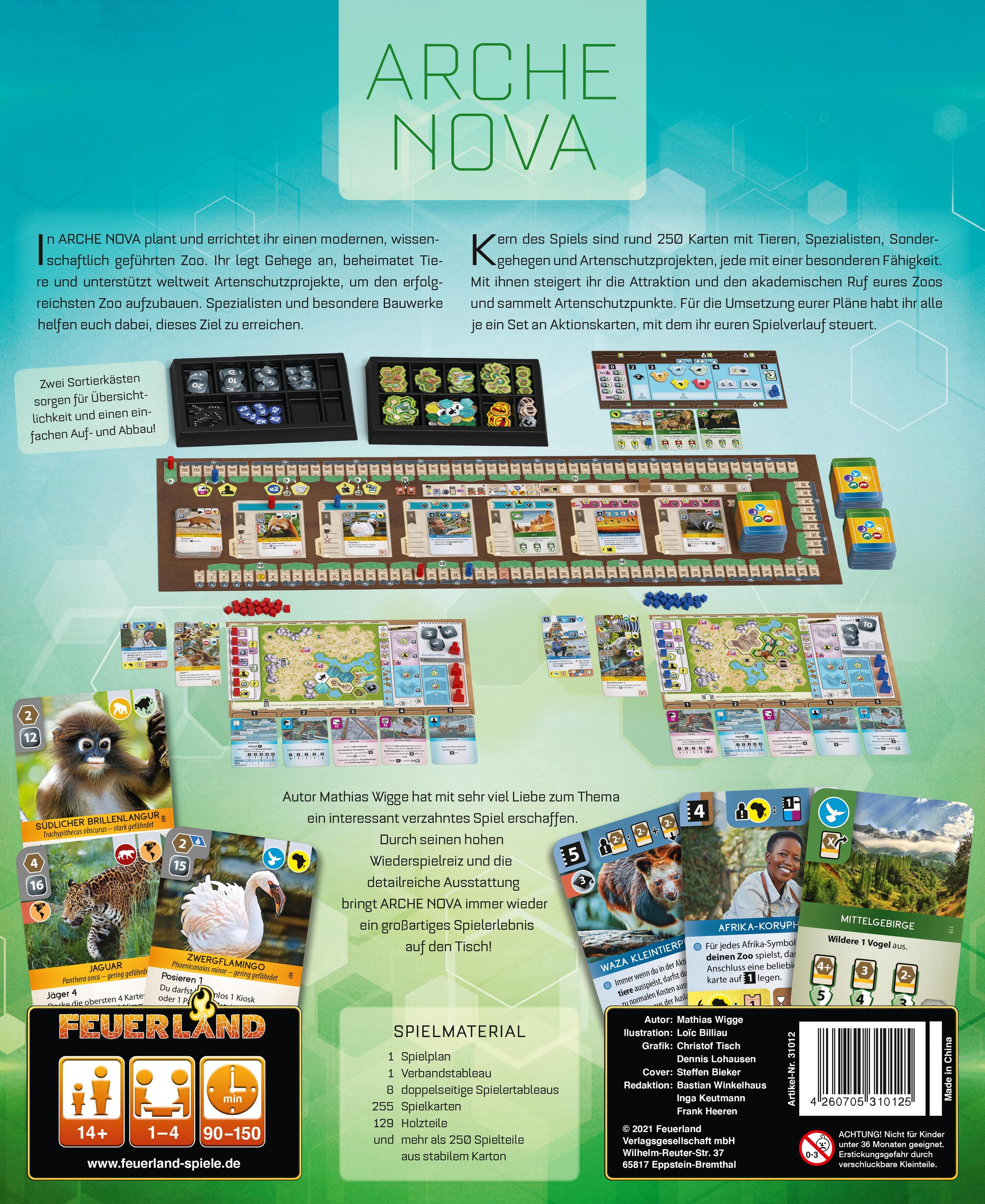 Produktbild Feuerland Spiele - Arche Nova (deutsch) *Empfohlen Kennerspiel des Jahres 2022* 2 von 2