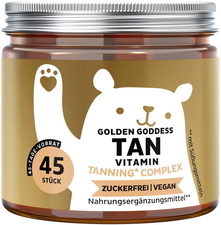 bears with benefits Golden Goddess Tan Vitamin