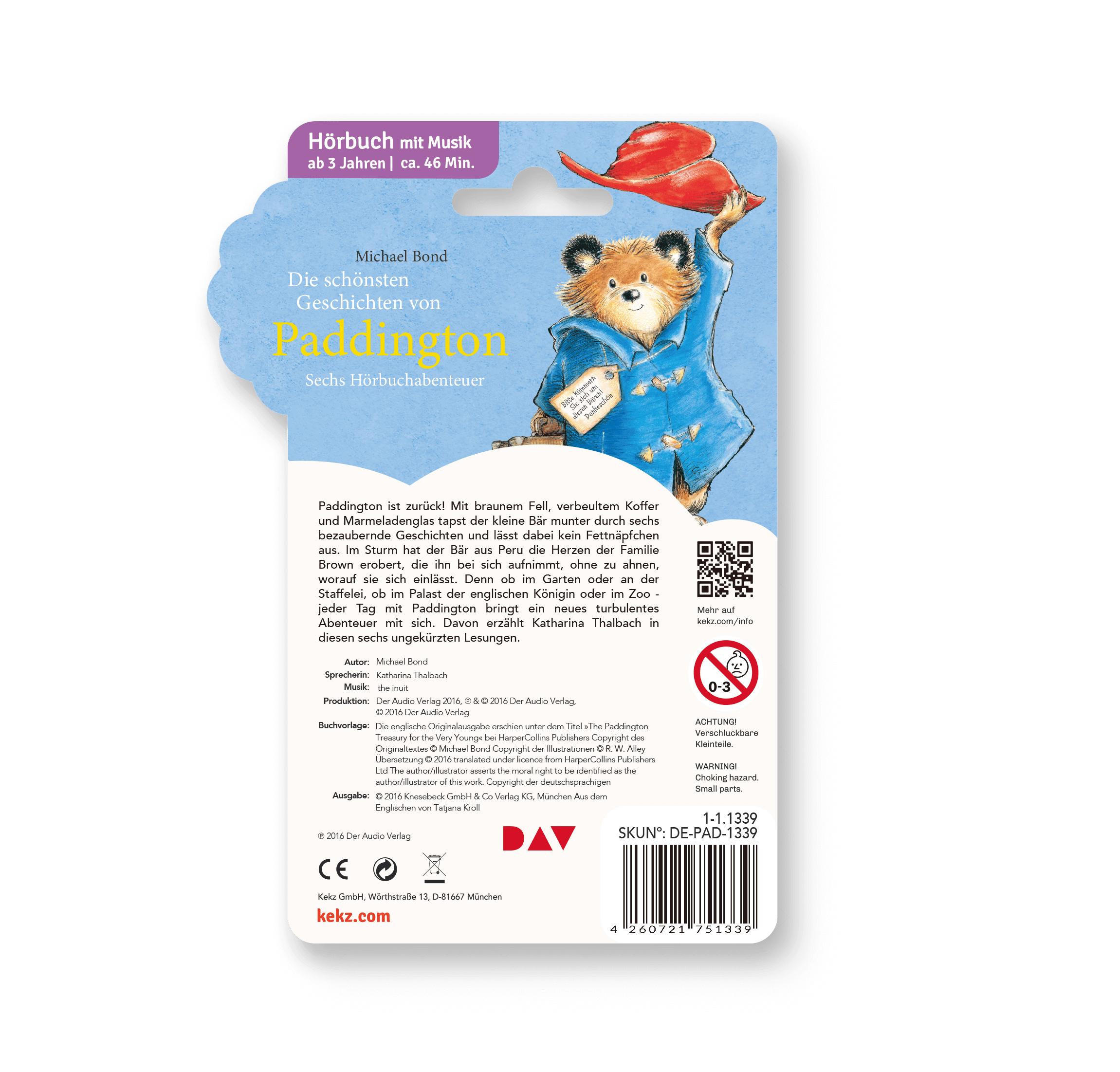 Produktbild Paddington - Die schönsten Geschichten (6 Hörbuchabenteuer) 2 von 3