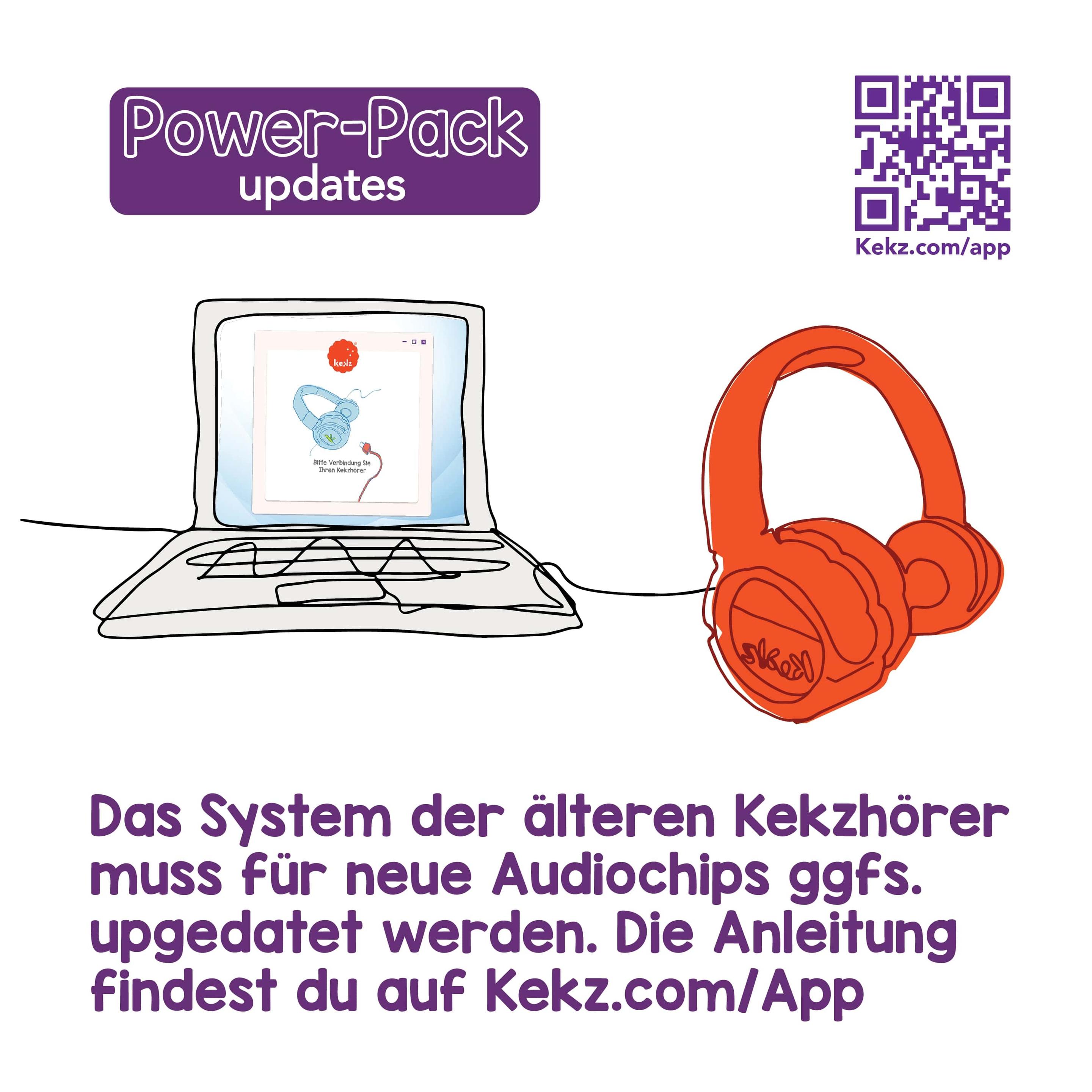 Produktbild Kekz Hörer (blau) + 2 Chips 4 von 5
