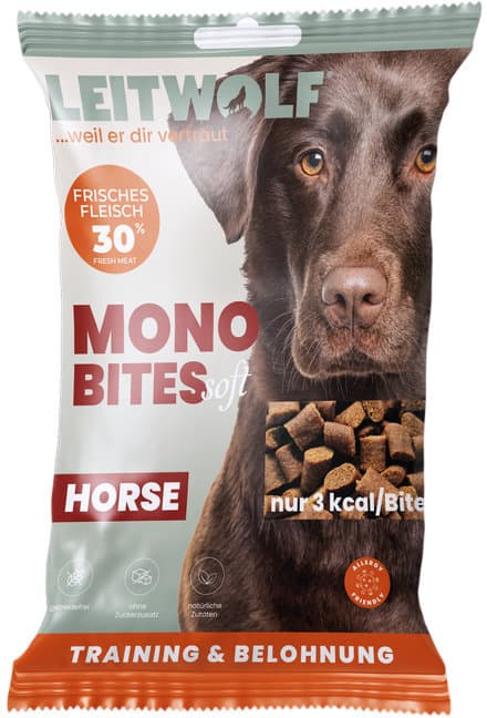 LEITWOLF Hundesnack Mono Bites Horse