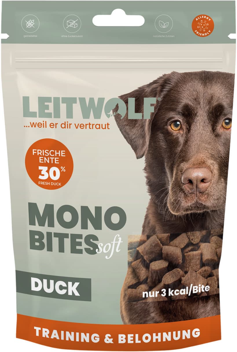 LEITWOLF Hundesnack Mono Bites Duck