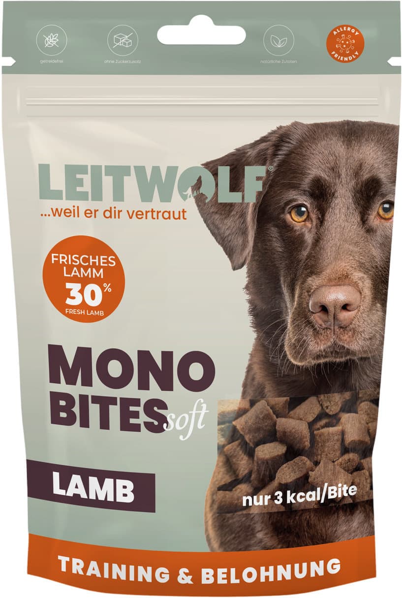 LEITWOLF Hundesnack Mono Bites Lamb