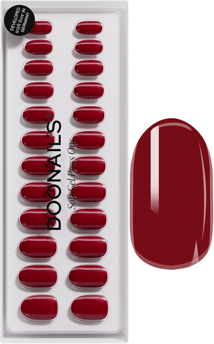 DOONAILS Soft Gel Press Ons Heartbreaker Medium Round