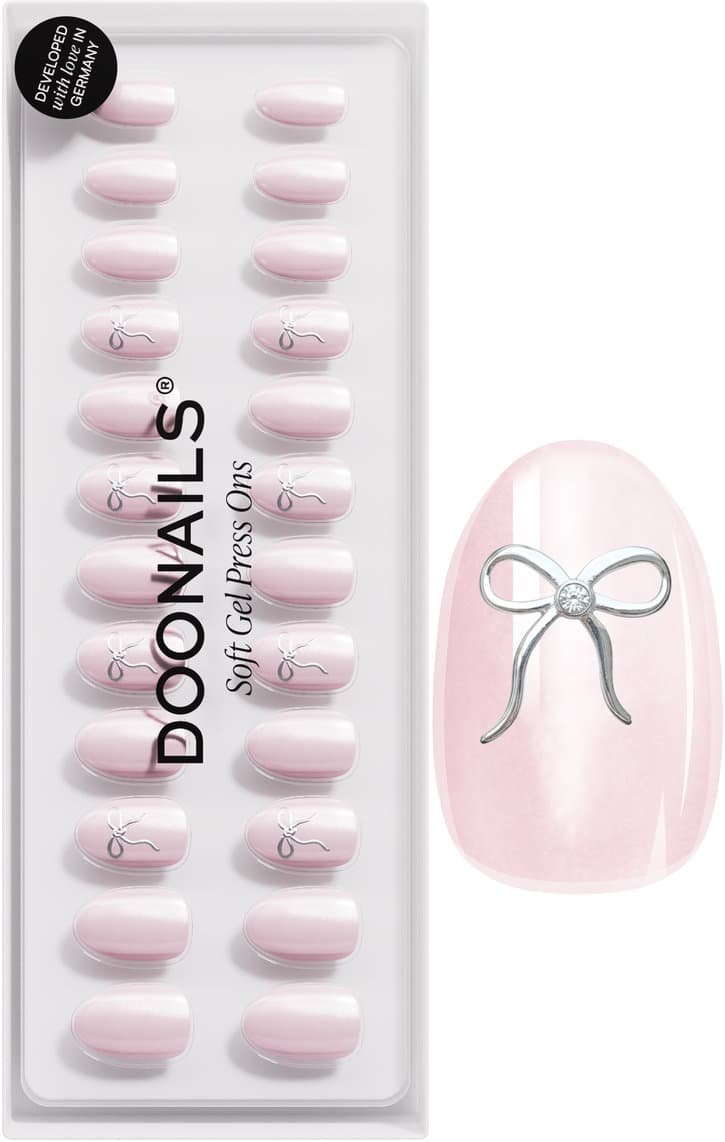 DOONAILS Soft Gel Press Ons First Date Short Round