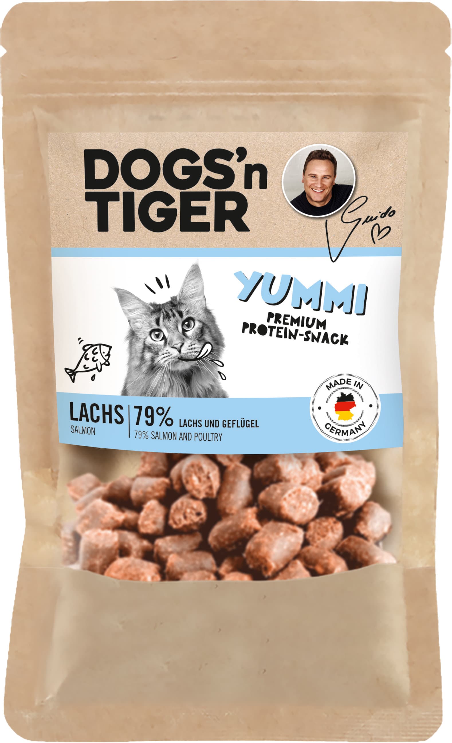 Dogs'n Tiger Katzensnack Yummi Lachs