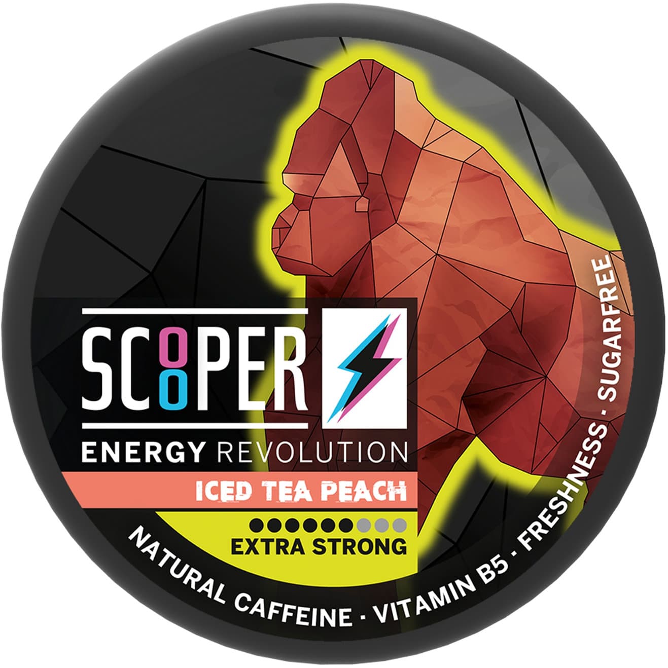 SCOOPER Energy Iced Tea Peach Koffein Pouches