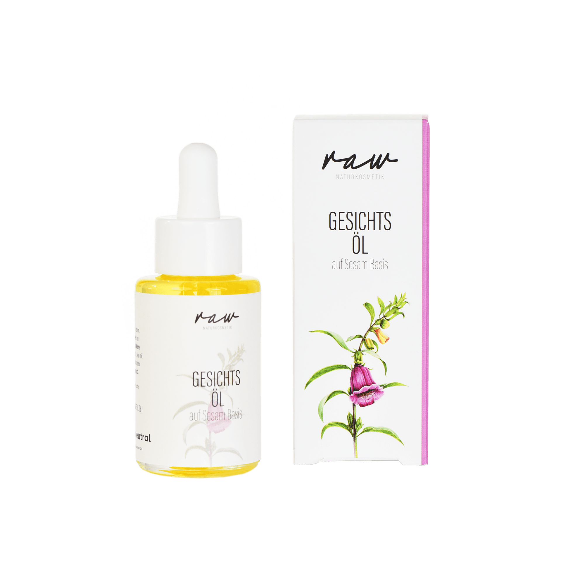 raw Naturkosmetik Gesichtsöl Sesam