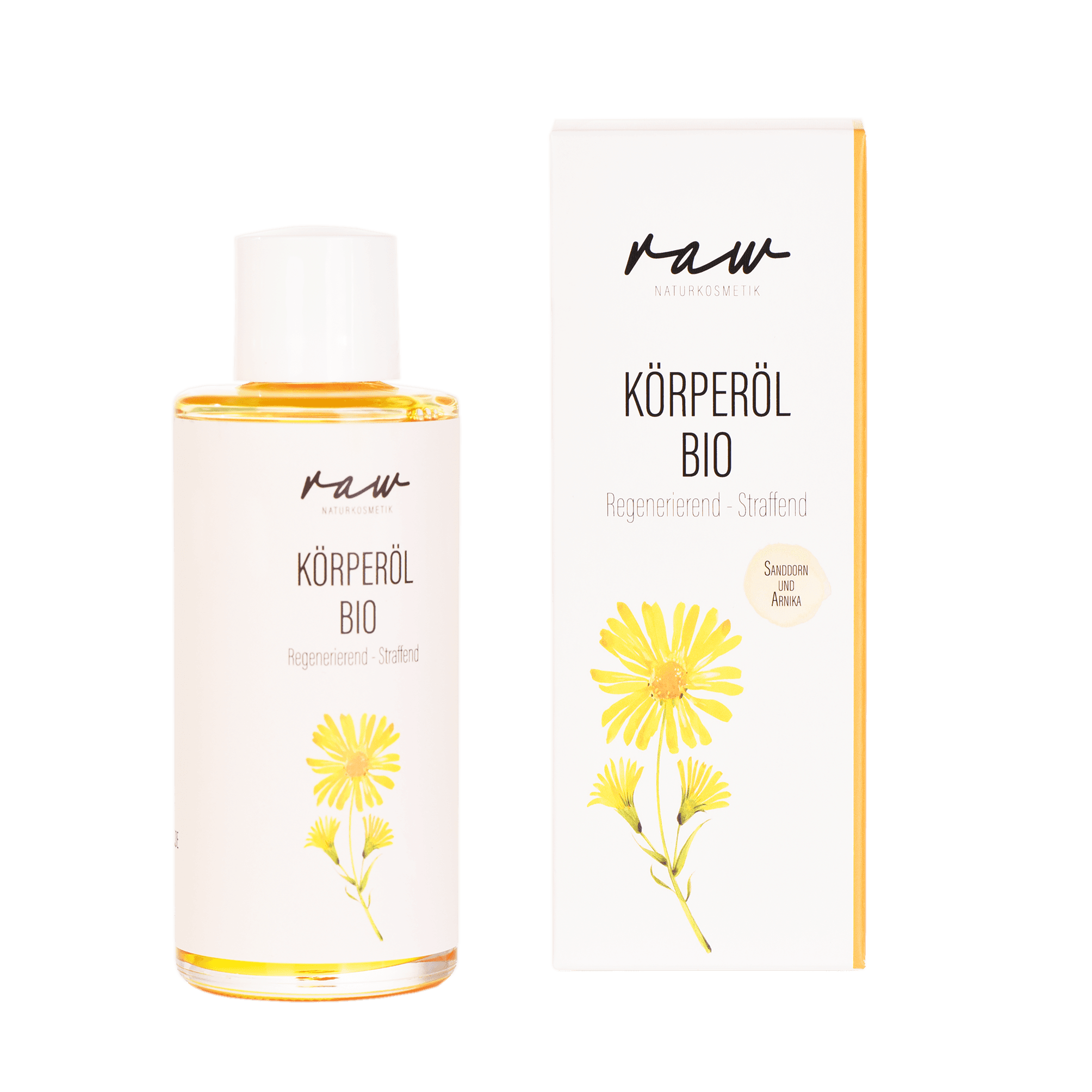 raw Naturkosmetik Bio Körperöl Regenerierend