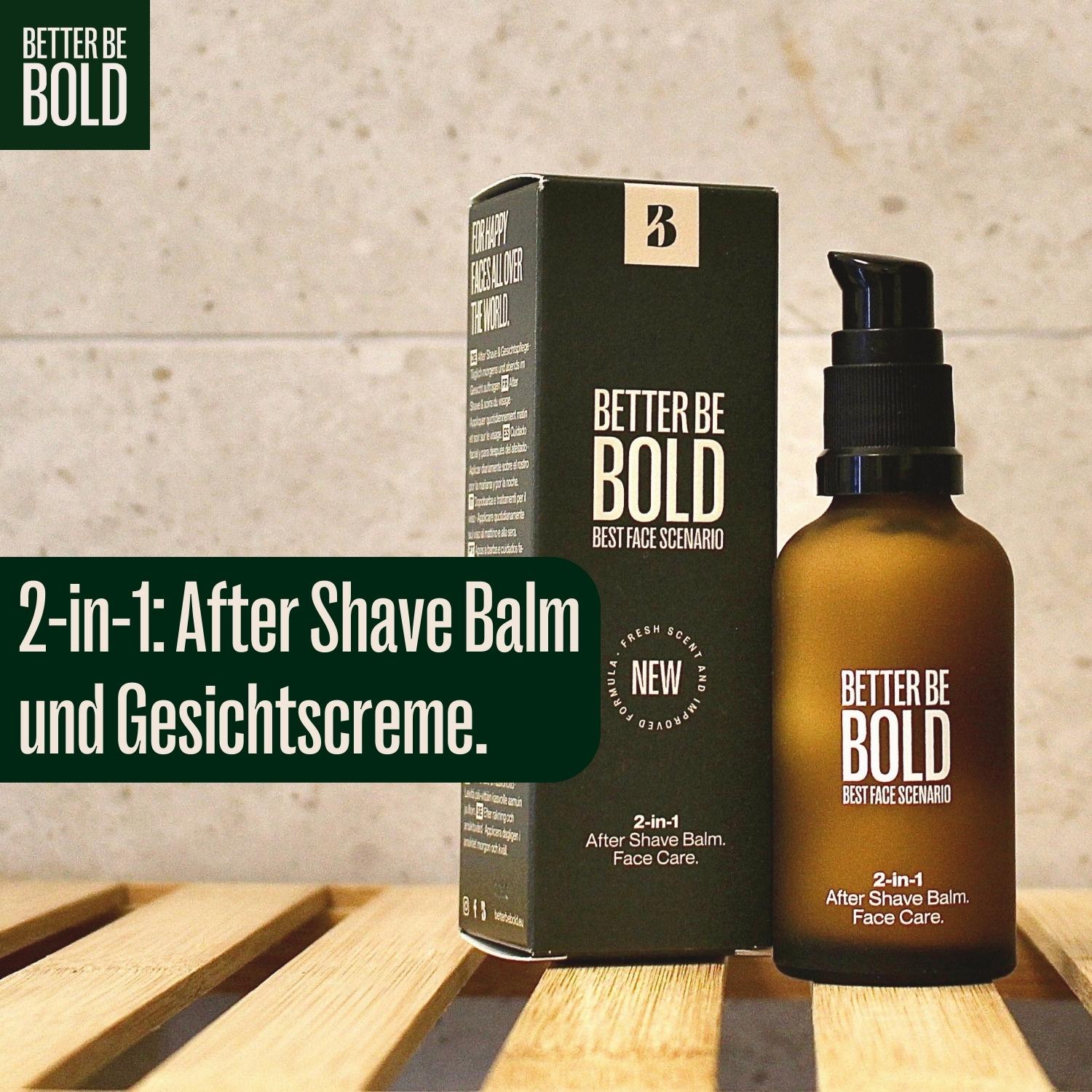 Produktbild BETTER BE BOLD 2in1: After Shave Balm&Face Care. Best Face Scenario 5 von 9