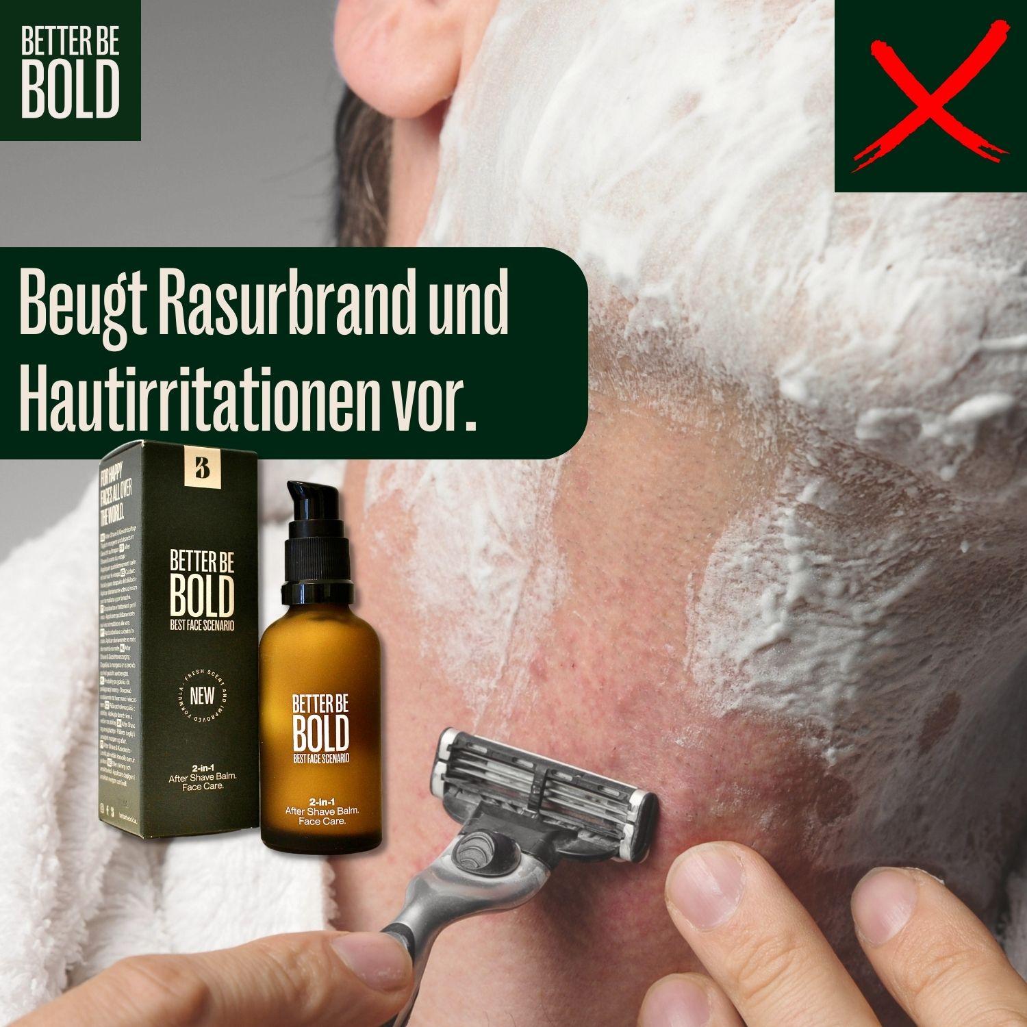 Produktbild BETTER BE BOLD 2in1: After Shave Balm&Face Care. Best Face Scenario 7 von 9