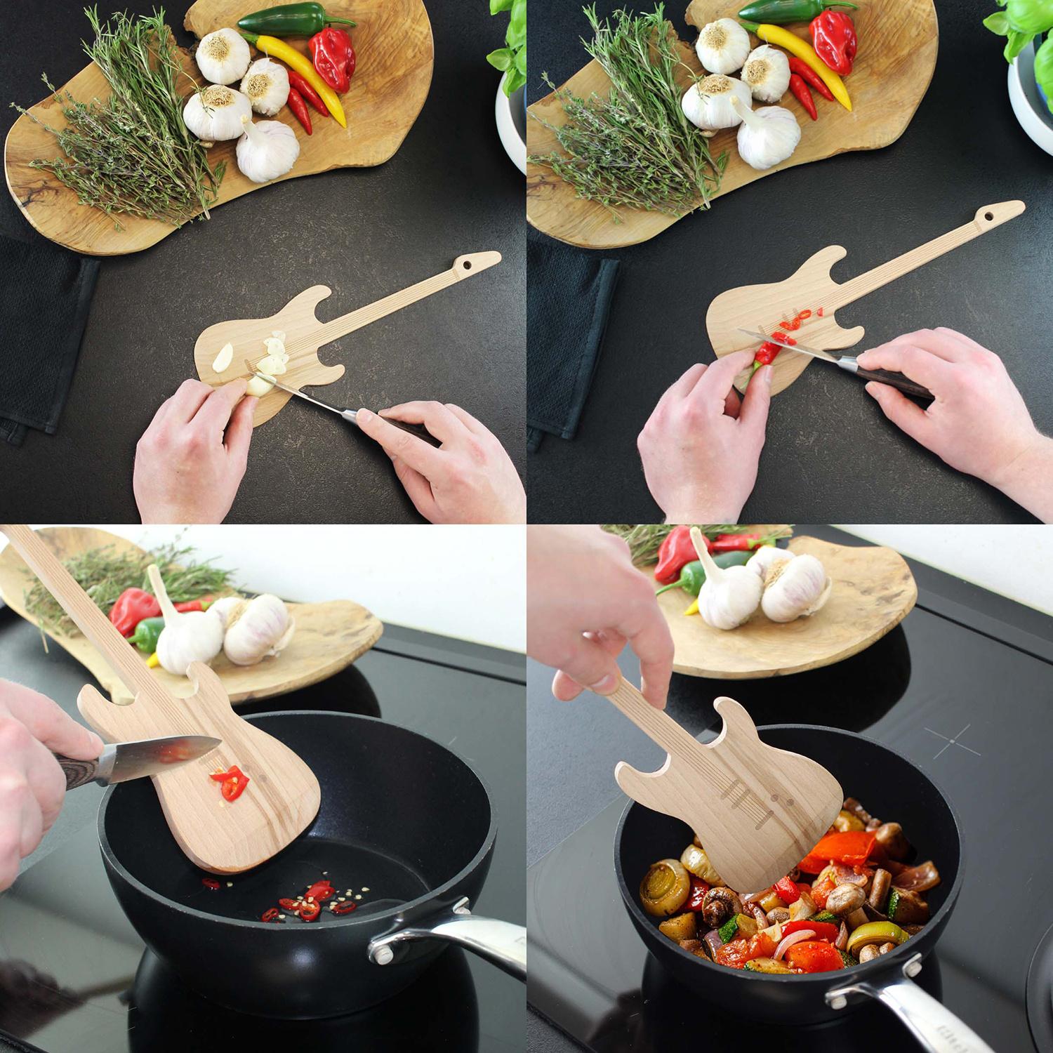 Produktbild Winkee Pfannenwender&Mini Schneidebrett Gitarre 4 von 5