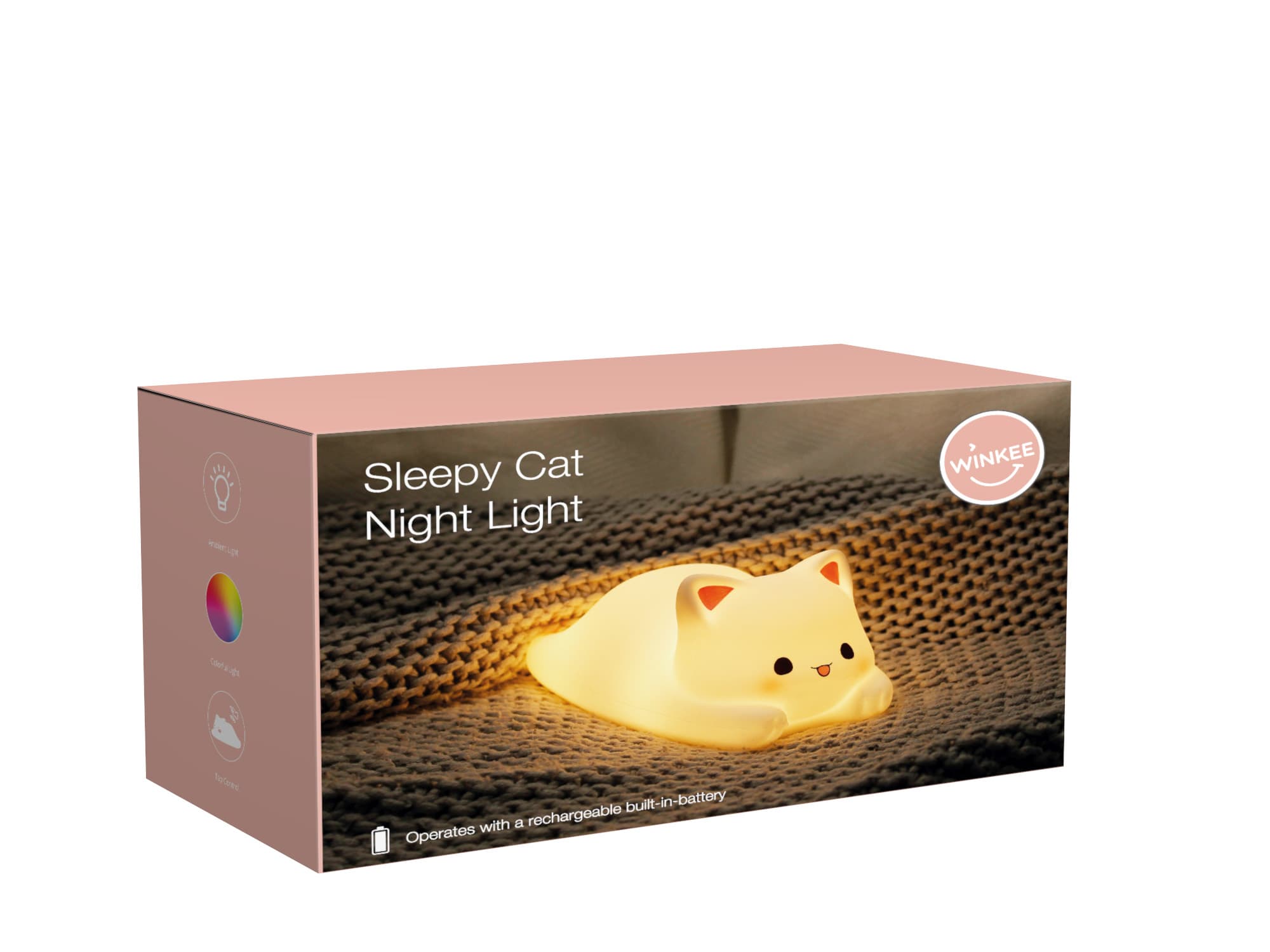 Produktbild Winkee Nachtlicht Schlafende Katze 2 von 4
