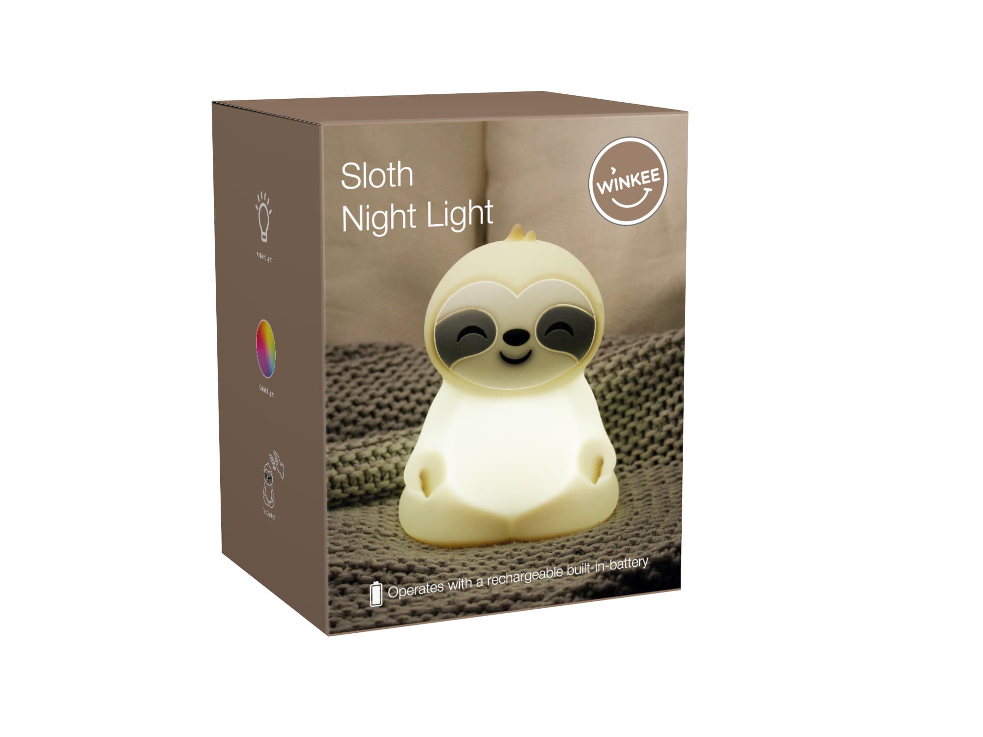 Produktbild Winkee Nachtlicht Faultier 2 von 3