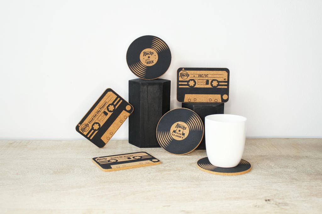 Produktbild Winkee Rocks Korkuntersetzer 6er Set 2 von 4