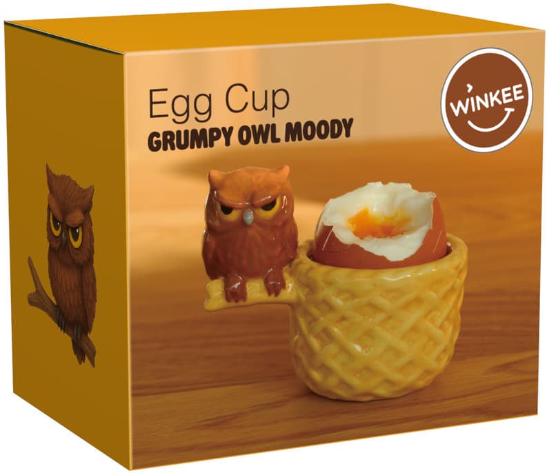 Winkee Eierbecher Grumpy Eule Moody