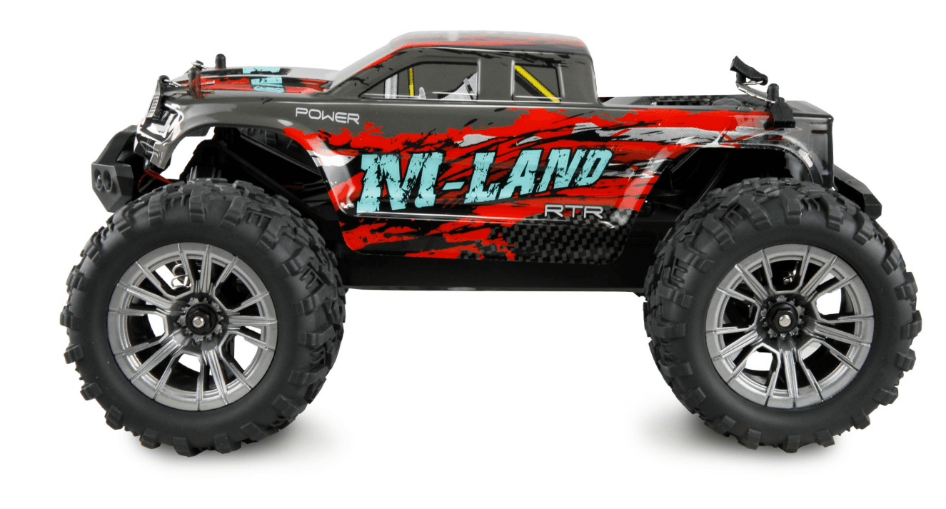Produktbild Amewi M-Land Monstertruck 48km/h 4WD 1:16 RTR rot 5 von 6