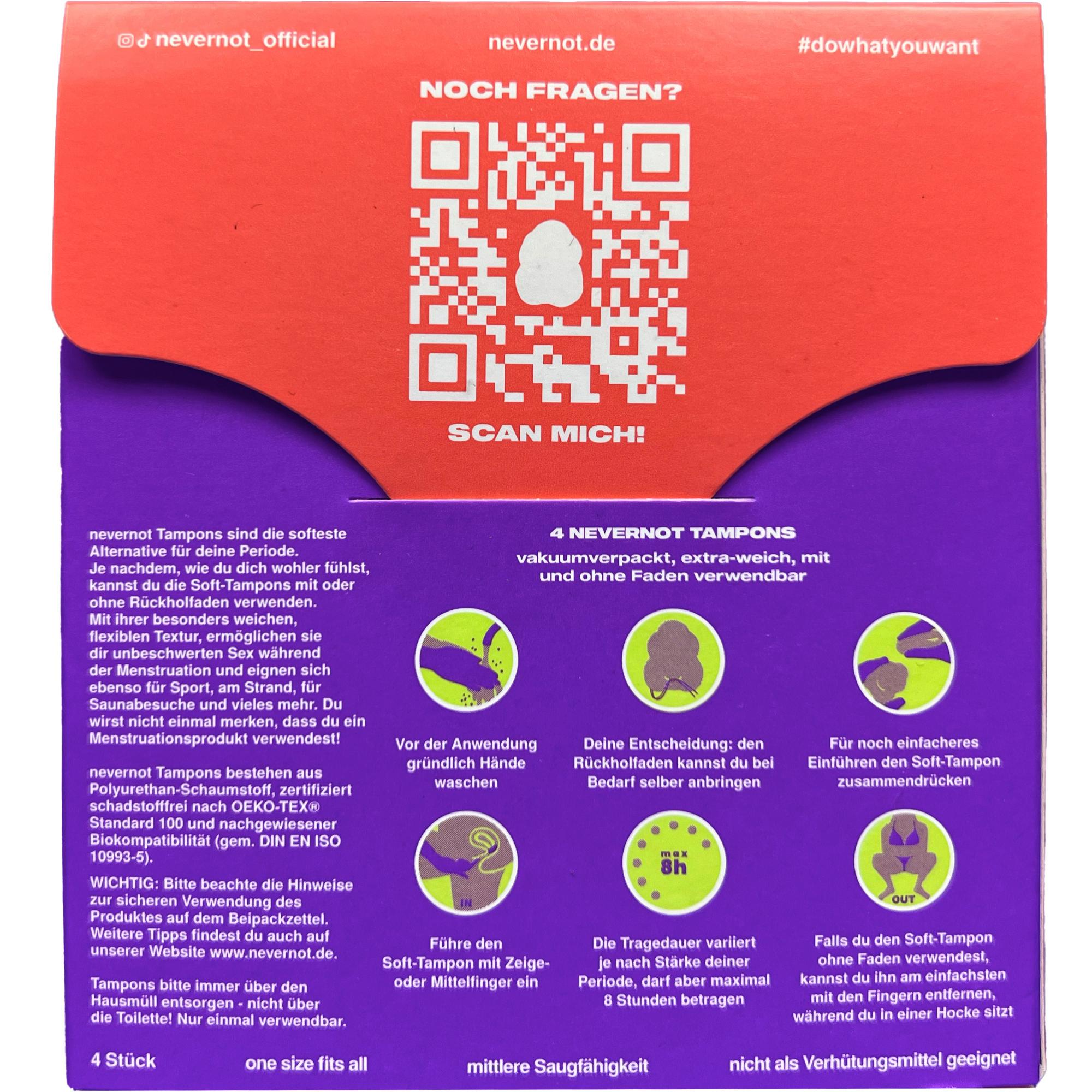 Produktbild nevernot Soft-Tampons 2 von 7