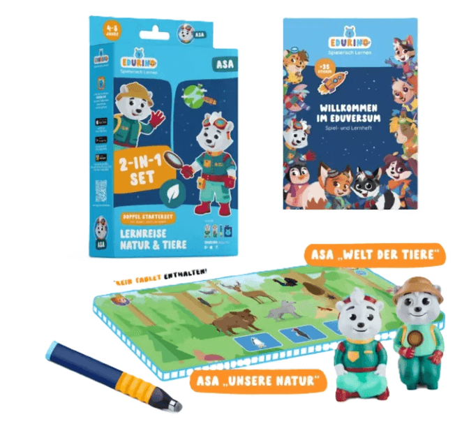 EDURINO Doppelstarterset „Asa – Unsere Natur & Welt der Tiere“