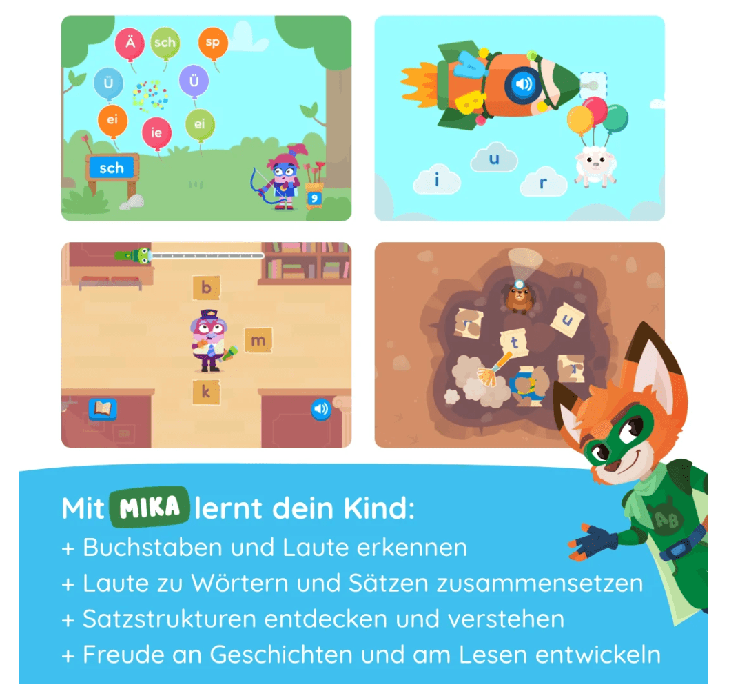 Produktbild EDURINO Figur Mika “Wörter & Sätze” 6 von 11