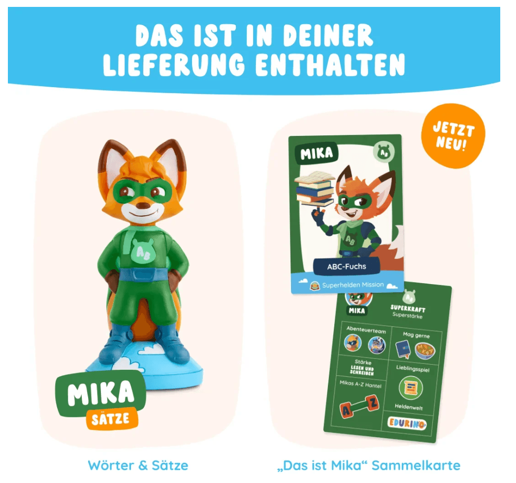 Produktbild EDURINO Figur Mika “Wörter & Sätze” 5 von 11