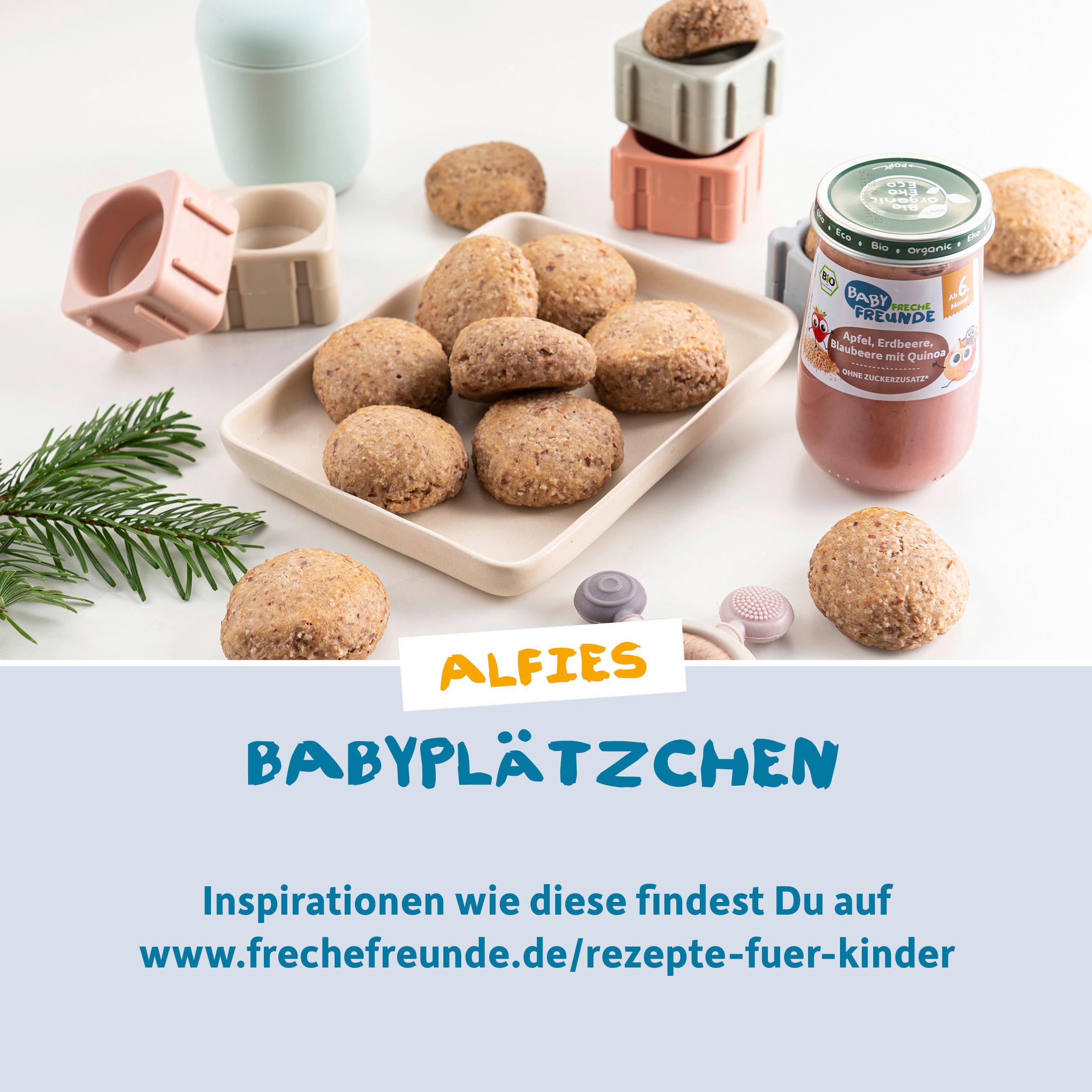 Produktbild Freche Freunde Baby Bio Morgenbrei Joghurt, Banane, Erdbeere, Blaubeere mit Hafer 9 von 10