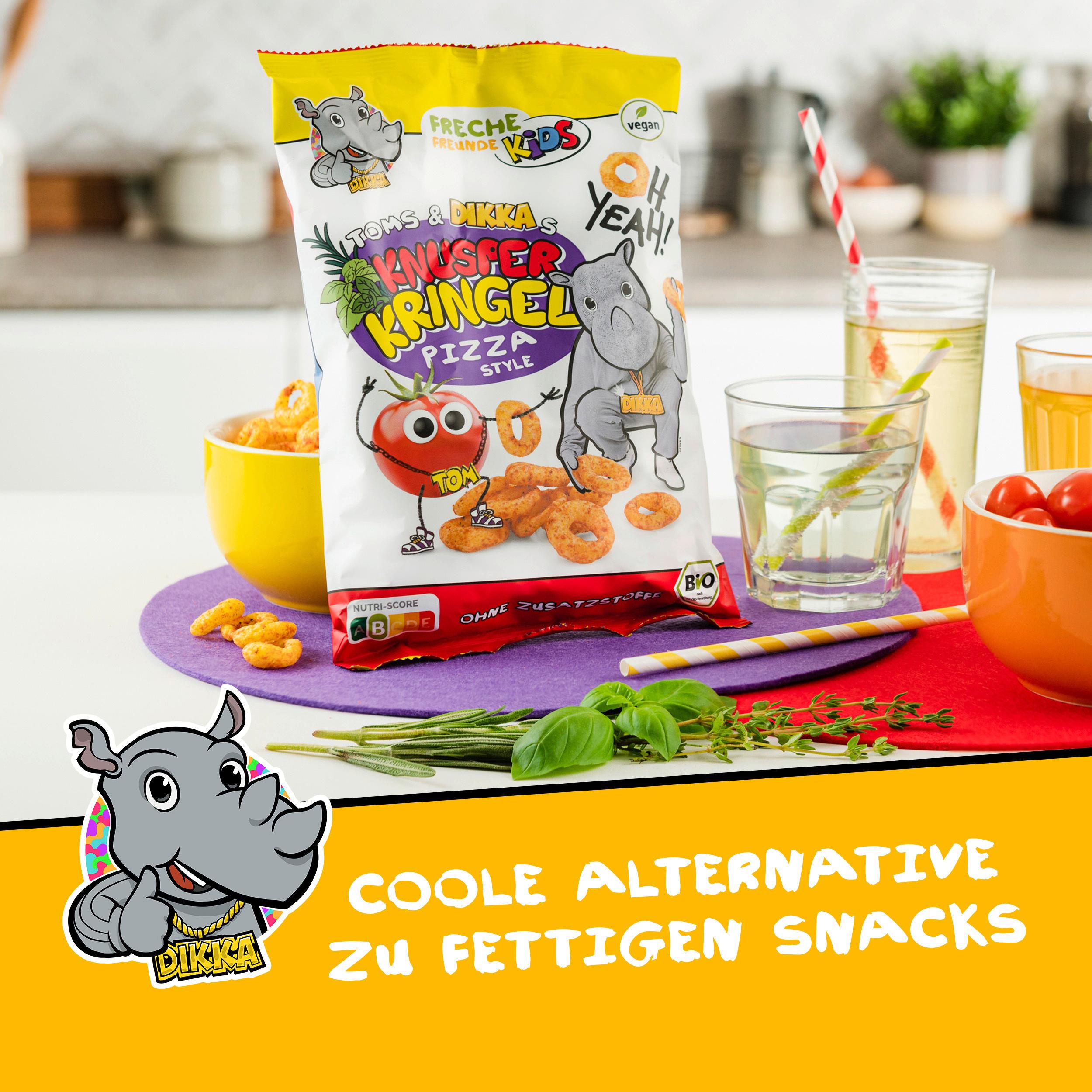 Produktbild Freche Freunde Kids Bio Knusper Kringel Pizza Style 3 von 10