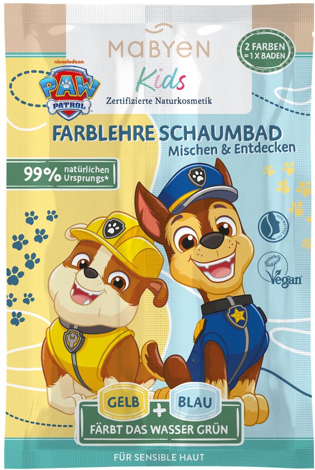 Mabyen Kids Schaumbad Farblehre