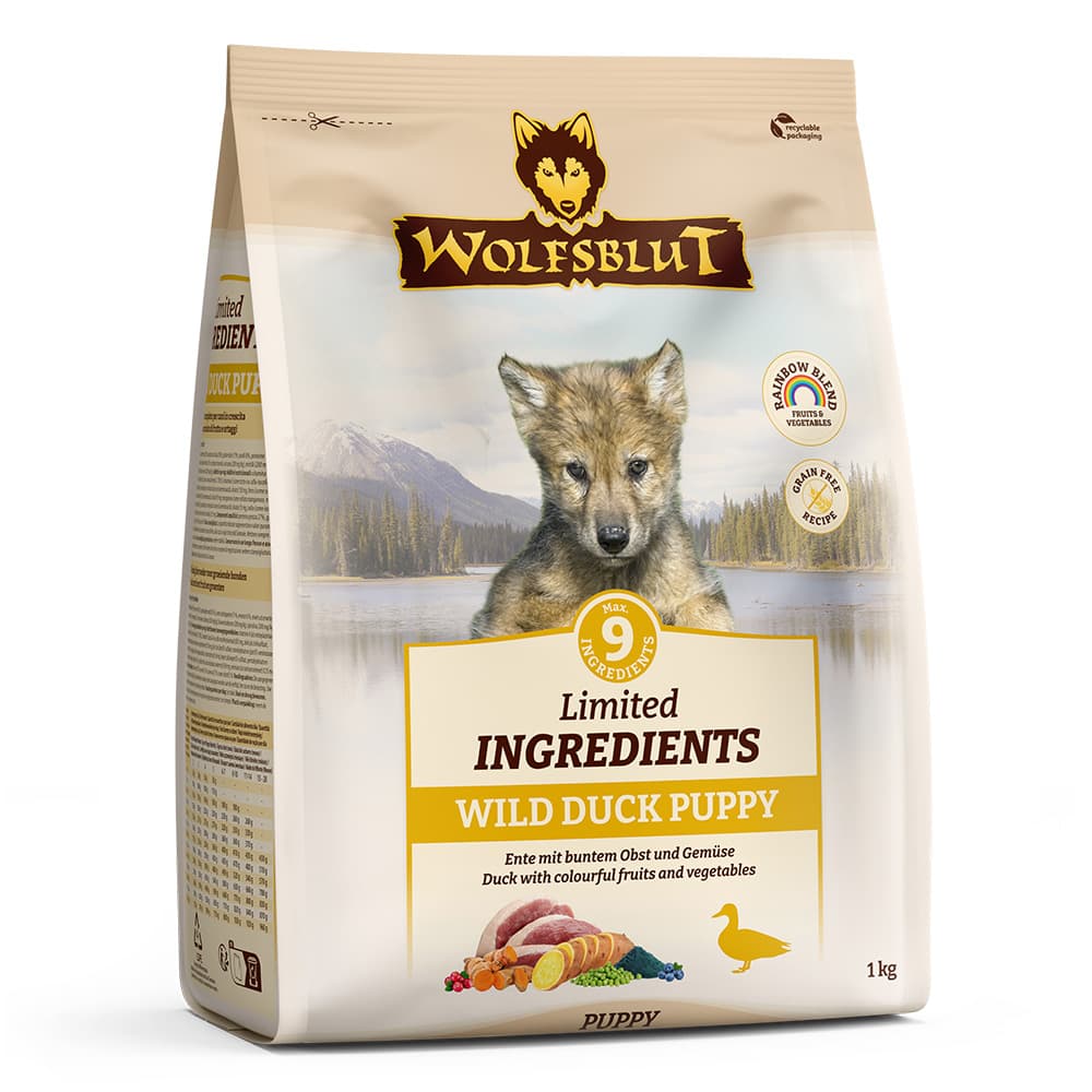 Wolfsblut Hundetrockenfutter Limited Ingredients Wild Duck Puppy Ente & Kartoffeln
