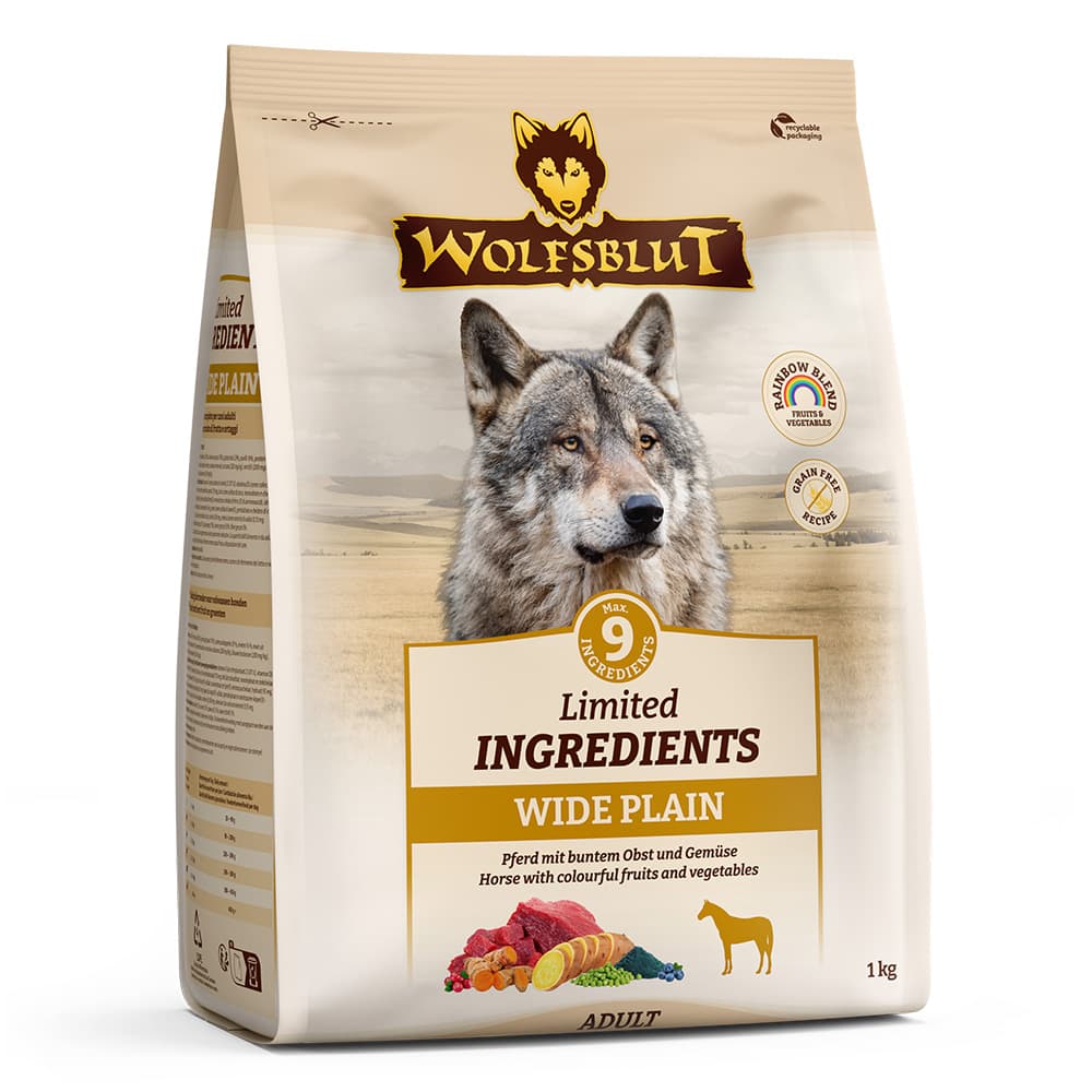 Wolfsblut Hundetrockenfutter Limited Ingredients Wide Plain Pferdefleisch & Süßkartoffeln