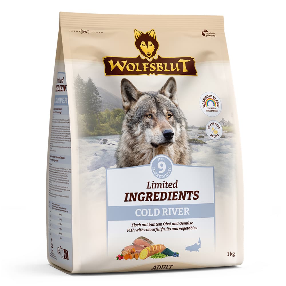 Wolfsblut Hundetrockenfutter Limited Ingredients Cold River Forelle & Süßkartoffeln
